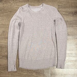 lululemon athletica light mauve crewneck sweater
